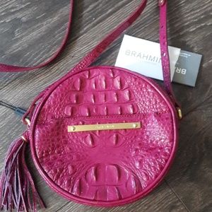 brahmin round crossbody